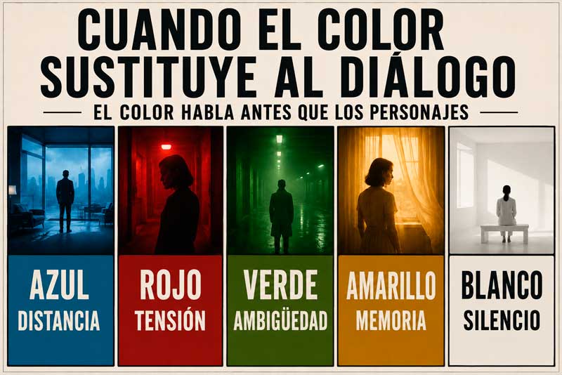 Cuando el color sustituye al diálogo