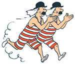 Simon Pegg y Nick Frost en Tintin