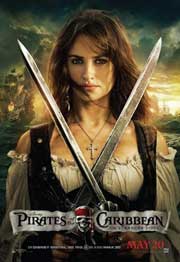 Poster de Penelope Cruz para Piratas del Caribe 4
