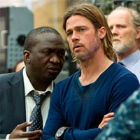 "Guerra mundial Z" lidera la taquilla