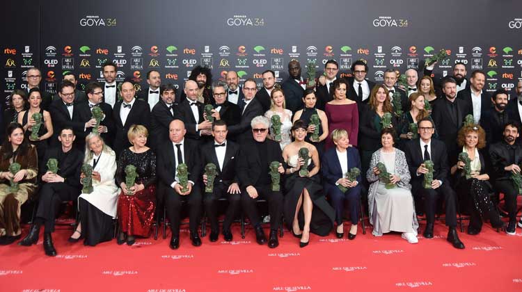 Ganadores de la 34 edición de los Premios Goya
