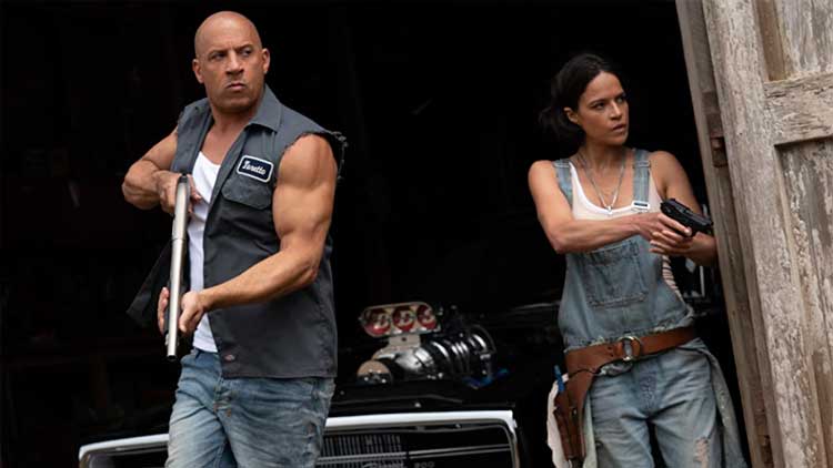 Vin Diesel y Michelle Rodriguez en 'Fast & Furious 9'