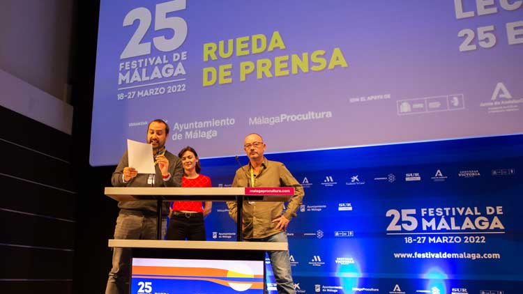 Lectura del palmarés de la 25 edición del Festival de cine de Málaga