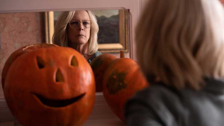Jamie Lee Curtis como Laurie Strode en 'Halloween ends'
