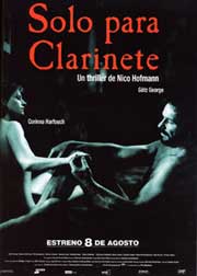 Cartel de Solo para clarinete