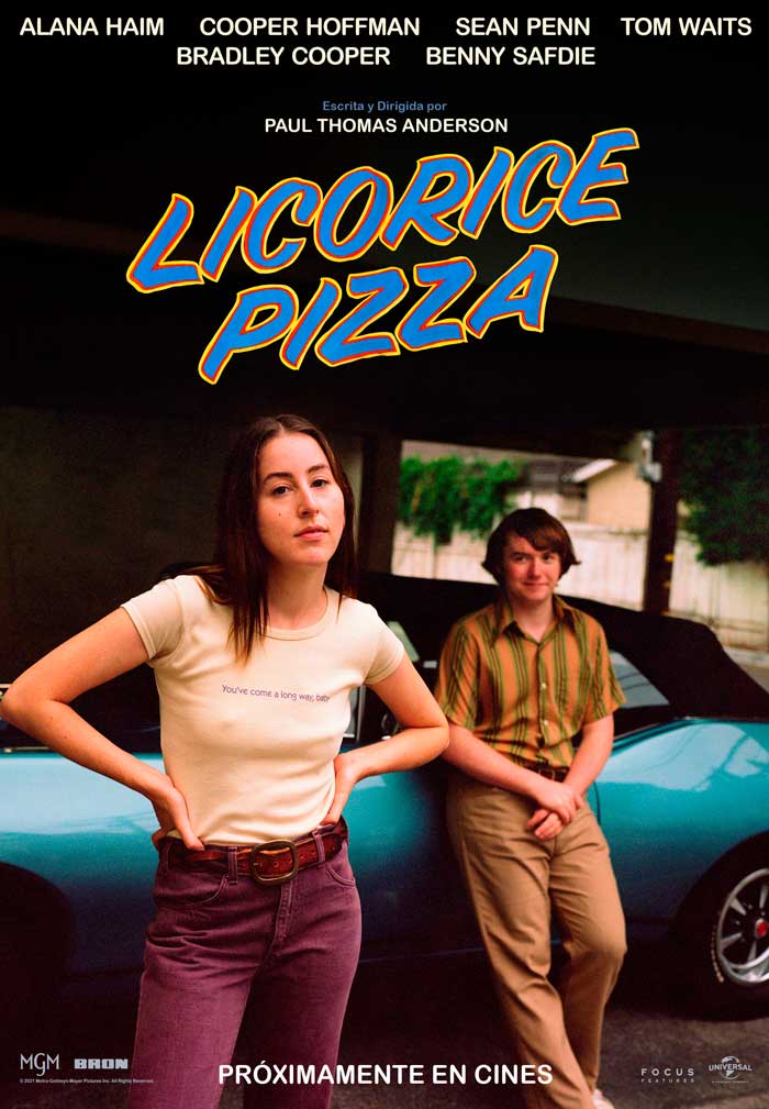 Licorice pizza - cartel