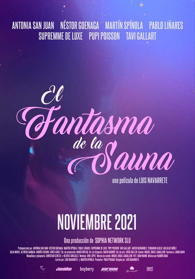 El fantasma de la sauna - cartel