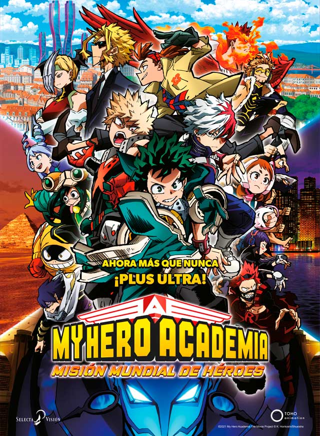 My Hero Academia: Misión mundial de héroes - cartel