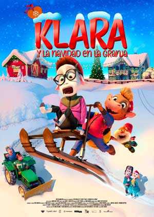 Cartel de Klara y la Navidad en la granja