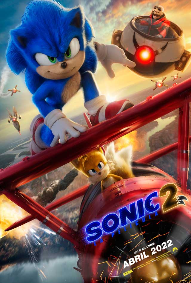 Sonic 2 la película - cartel teaser