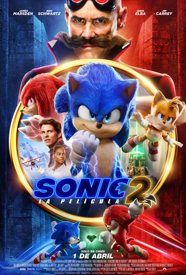 Sonic 2 la película - cartel final