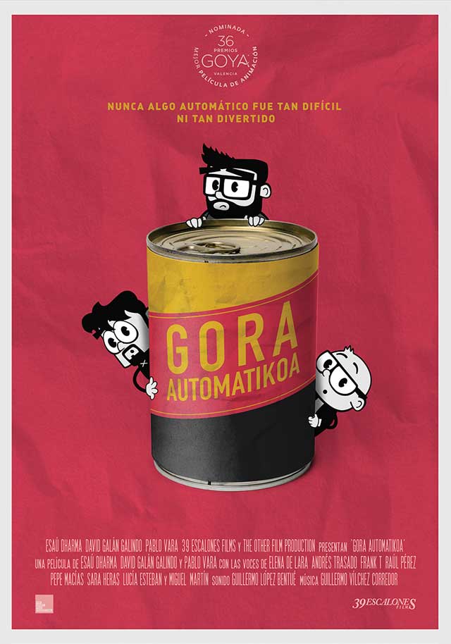 Gora automatikoa - cartel