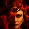 Doctor Strange en el multiverso de la locura cartel reducido Elizabeth Olsen es Wanda Maximoff / Scarlet Witch