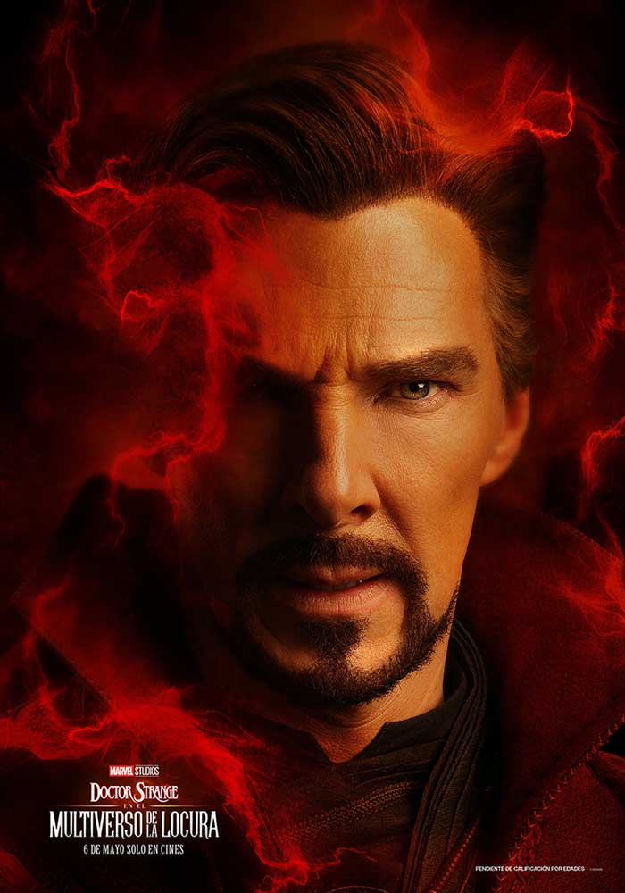Doctor Strange en el multiverso de la locura - cartel Benedict Cumberbatch es el Dr. Stephen Strange