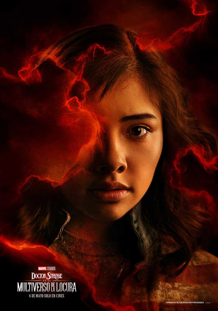 Doctor Strange en el multiverso de la locura - cartel Xochitl Gomez es America Chavez