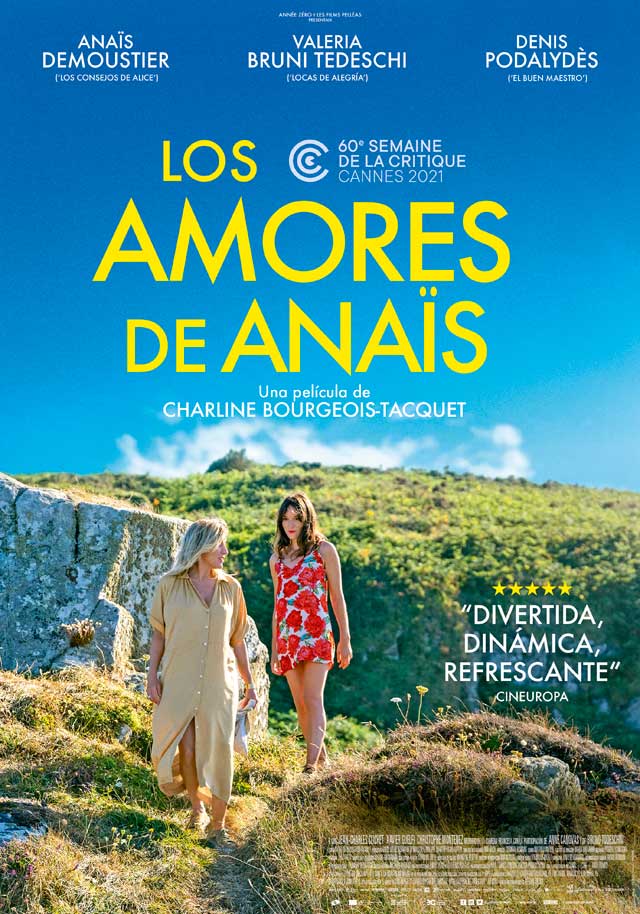Los amores de Anaïs - cartel