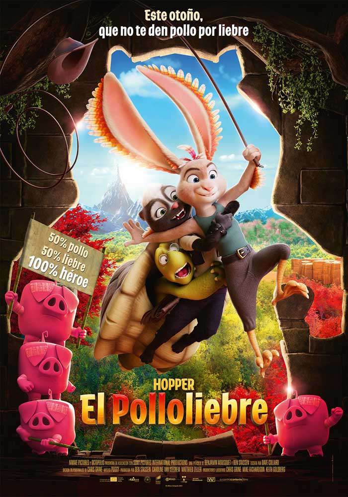 Hopper, el polloliebre - cartel