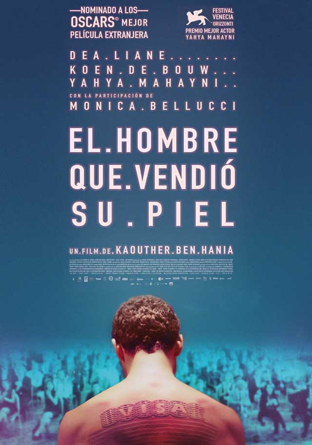 El hombre que vendió su piel - cartel