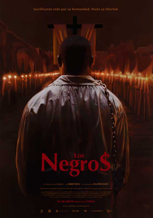 Los negros - cartel