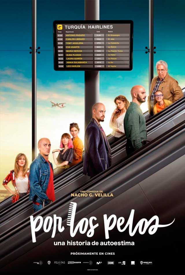 Por los pelos - cartel