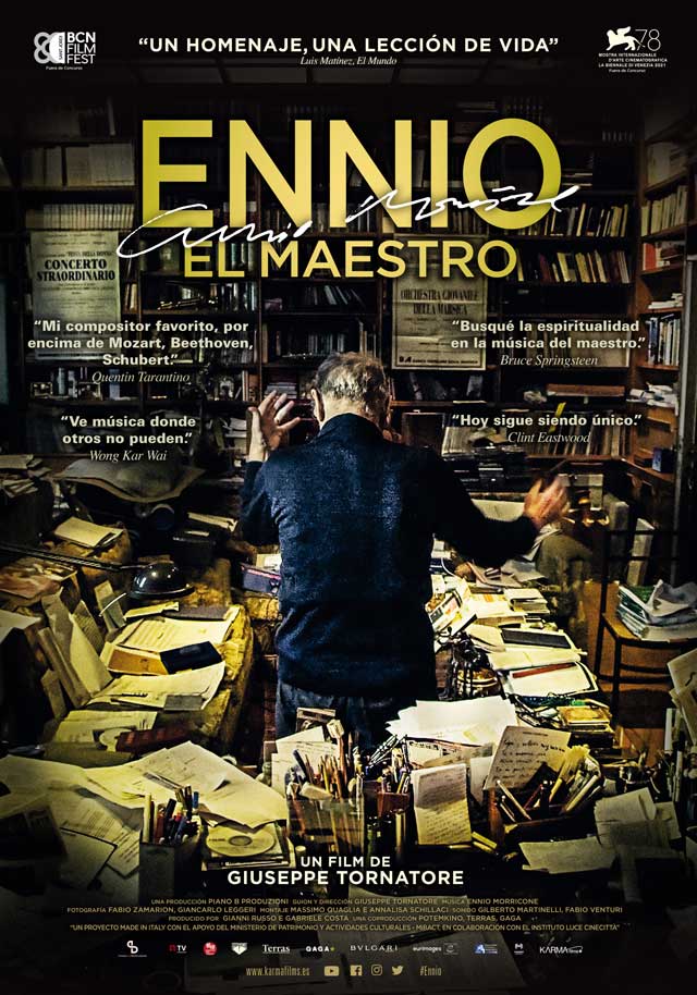 Ennio, el maestro - cartel