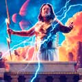 Thor: Love and thunder cartel reducido Russell Crowe es Zeus