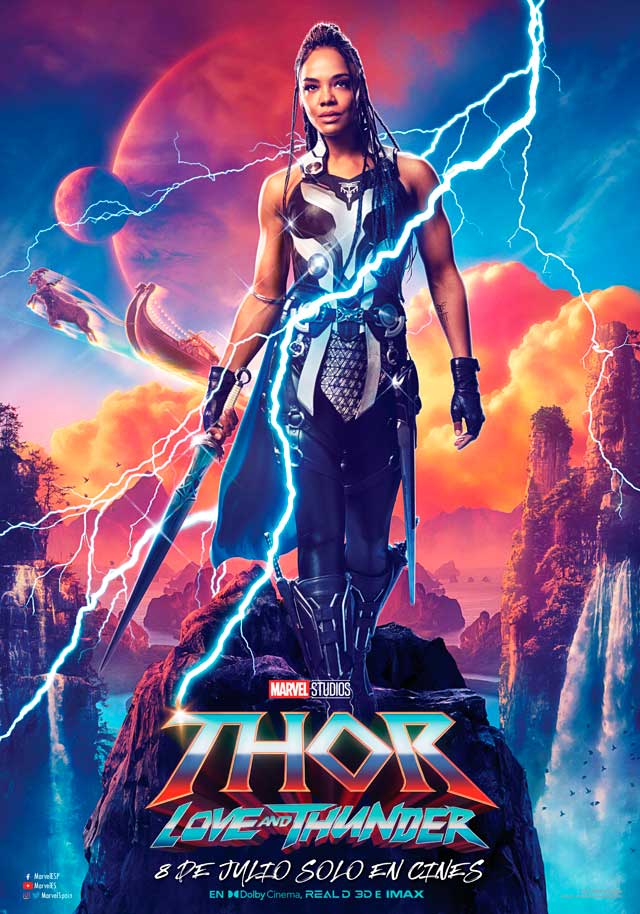 Thor: Love and thunder - cartel Tessa Thompson es Valkyrie
