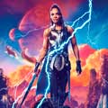 Thor: Love and thunder cartel reducido Tessa Thompson es Valkyrie
