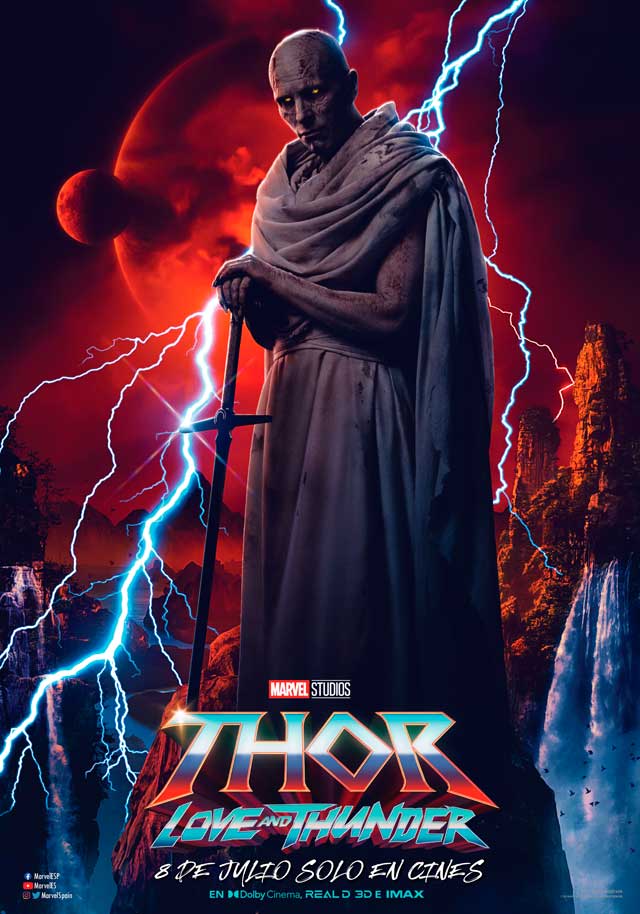 Thor: Love and thunder - cartel Christian Bale es Gorr