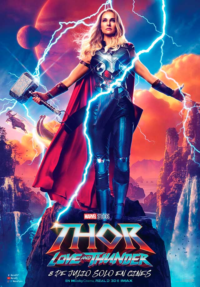 Thor: Love and thunder - cartel Natalie Portman es Jane