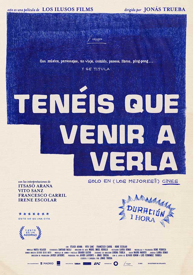 Tenéis que venir a verla - cartel