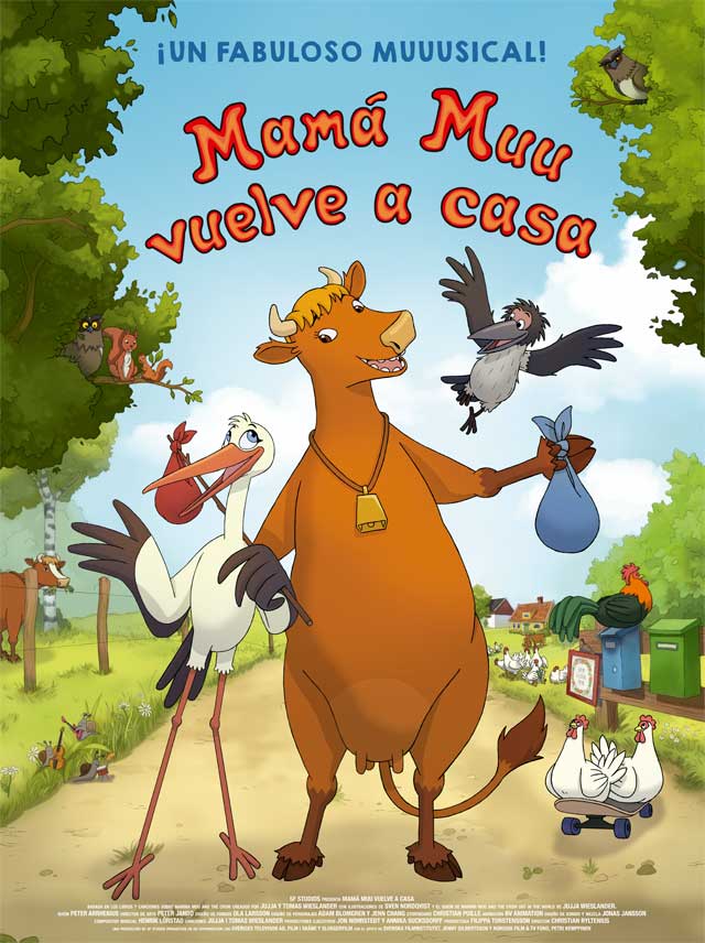 Mamá Muu vuelve a casa - cartel