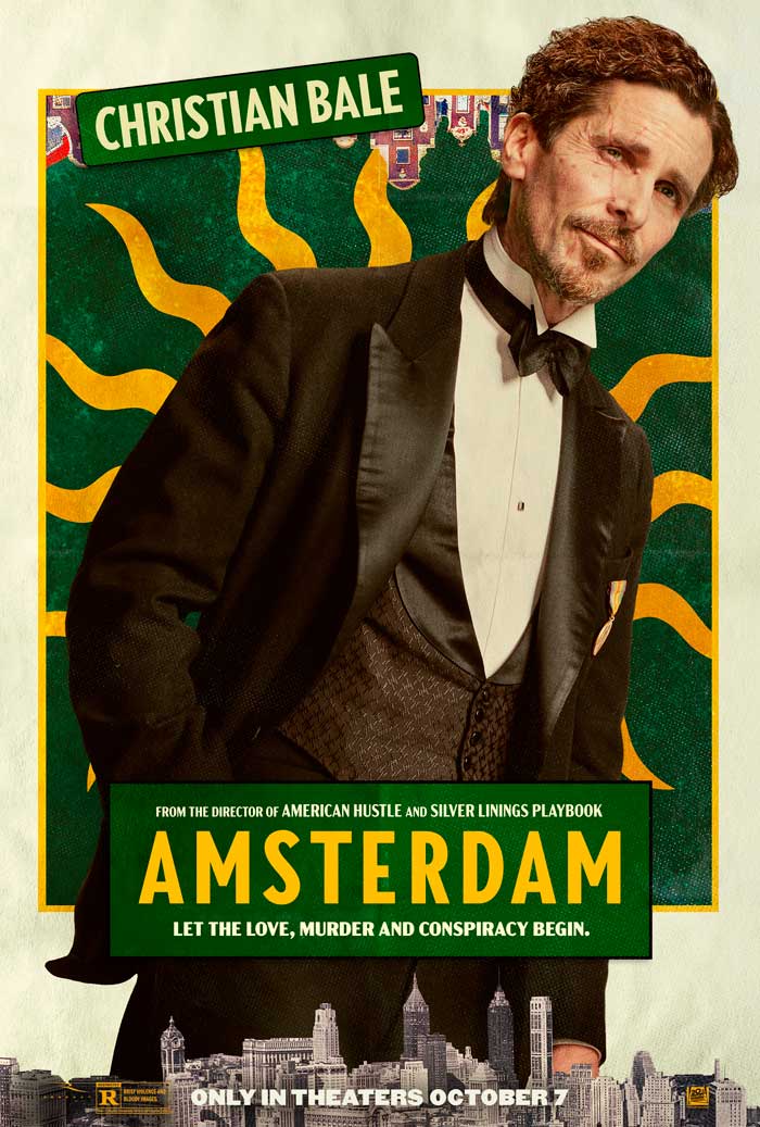 Ámsterdam - cartel Christian Bale