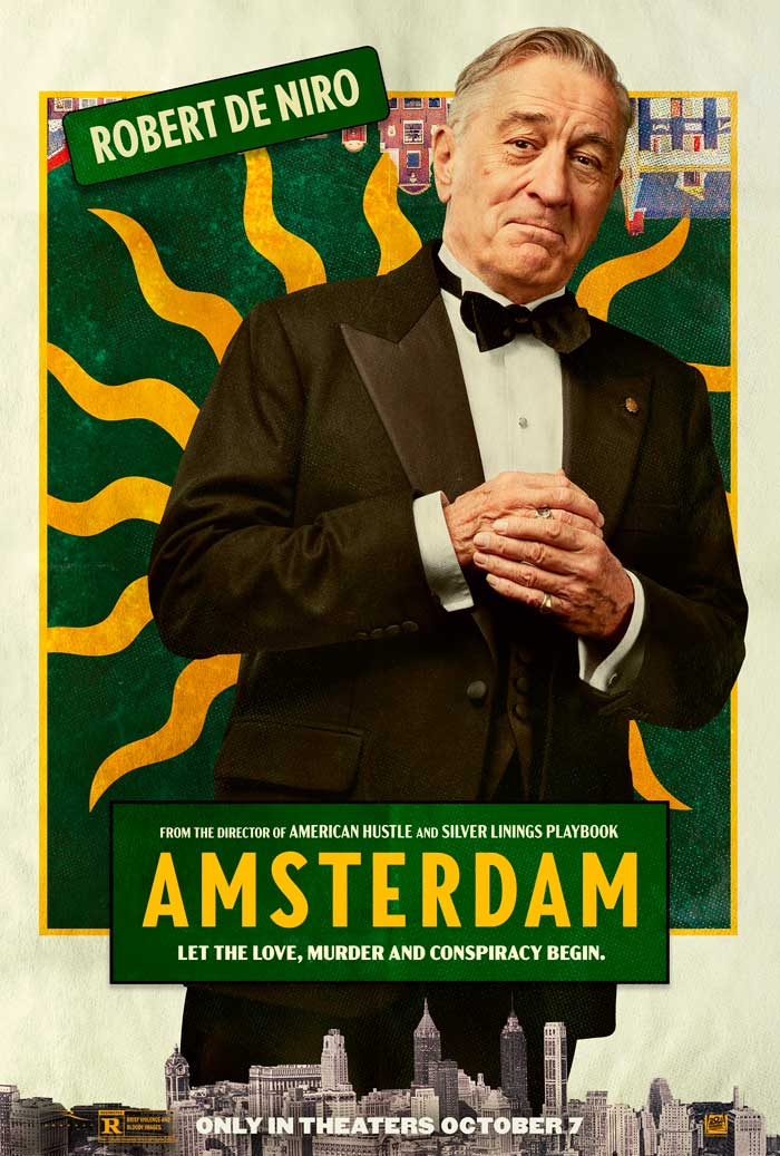 Ámsterdam - cartel Robert De Niro