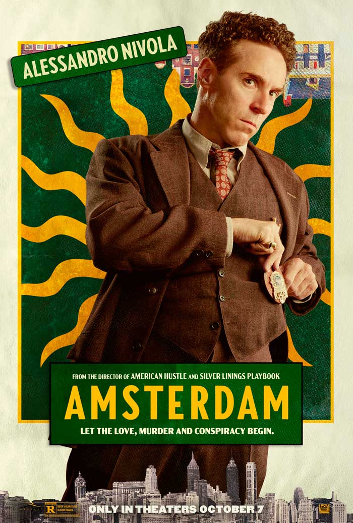 Ámsterdam - cartel Alessandro Nivola