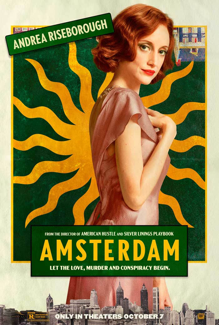 Ámsterdam - cartel Andrea Riseborough