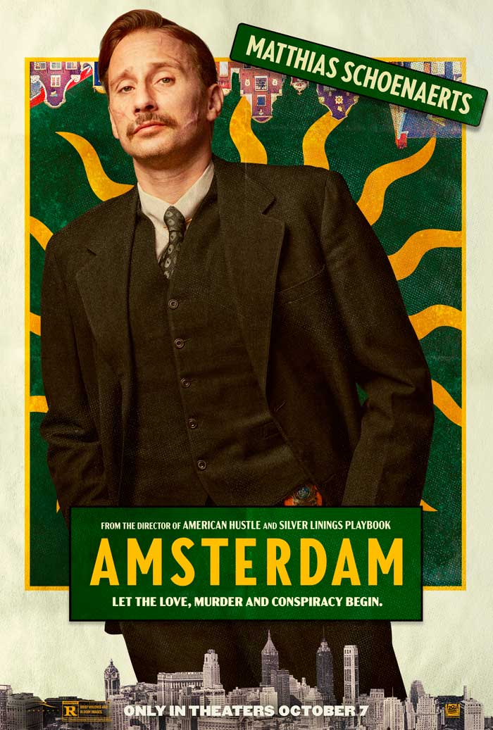 Ámsterdam - cartel Matthias Schoenaerts