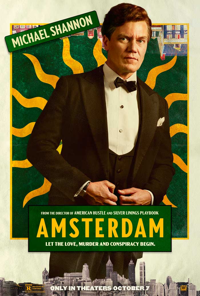 Ámsterdam - cartel Michael Shannon