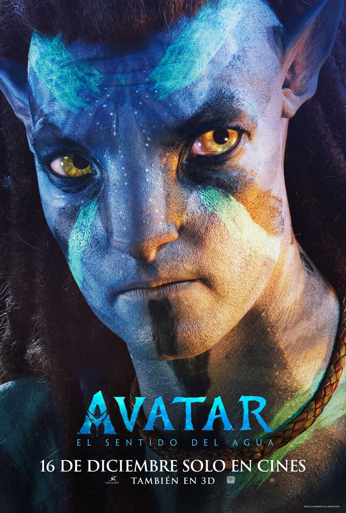 Avatar: El sentido del agua - cartel Jake