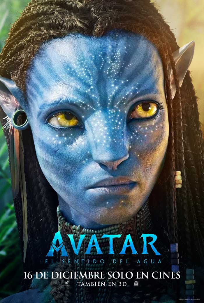 Avatar: El sentido del agua - cartel Neytiri