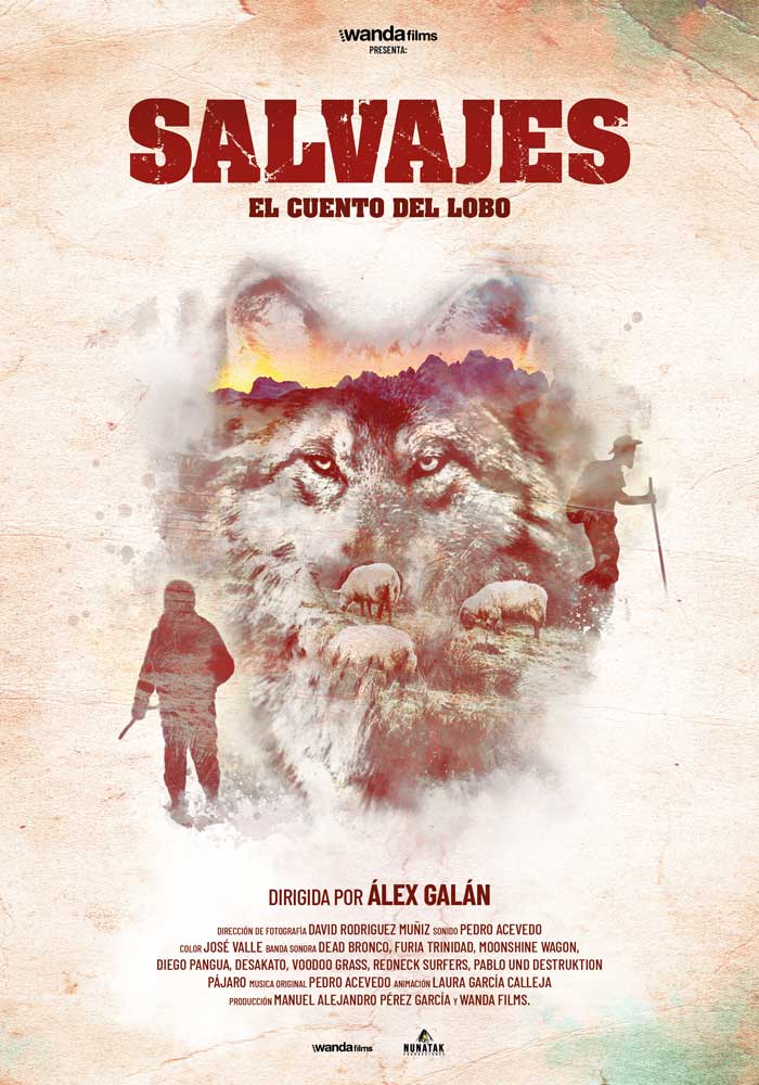 Salvajes, el cuento del lobo - cartel