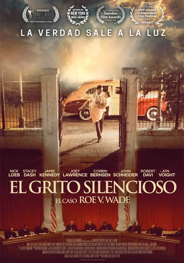 El grito silencioso. El caso Roe v. Wade - cartel