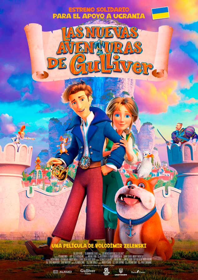 Las nuevas aventuras de Gulliver - cartel
