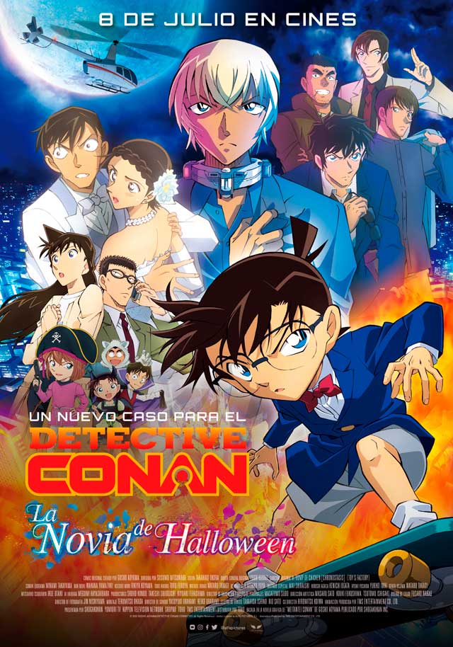 Detective Conan: La novia de Halloween - cartel