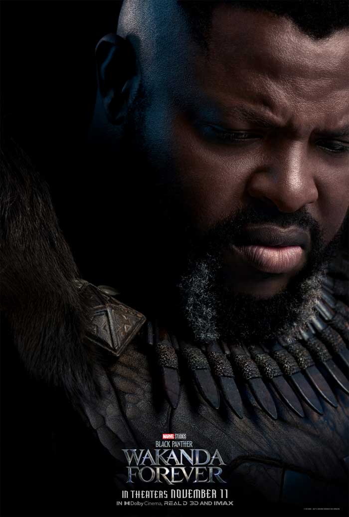 Black Panther: Wakanda forever - cartel Winston Duke es M'Baku