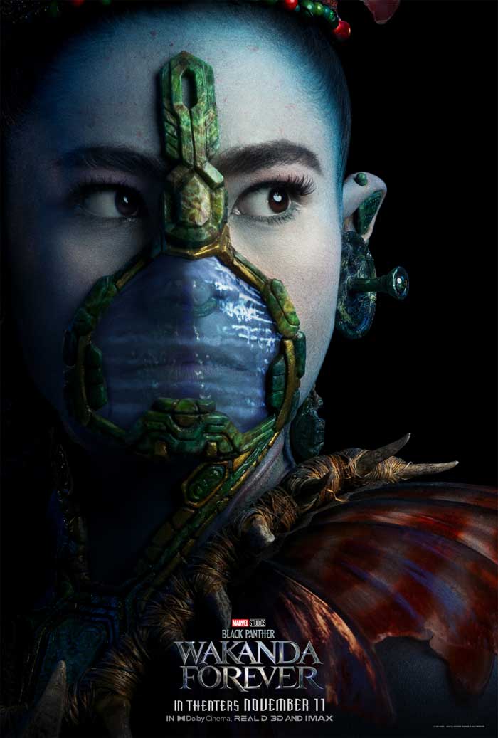 Black Panther: Wakanda forever - cartel Mabel Cadena es Namora