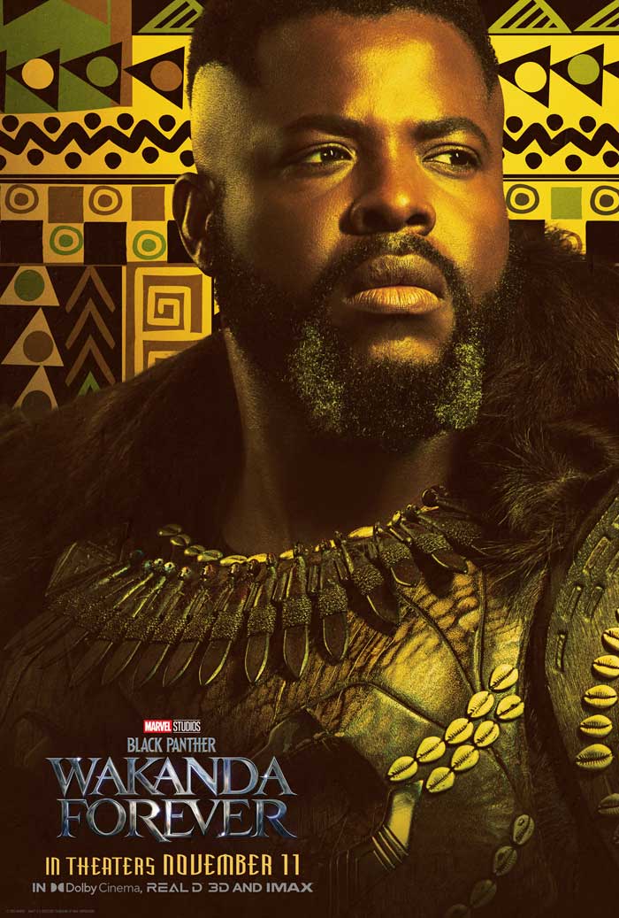 Black Panther: Wakanda forever - cartel Winston Duke es M'Baku