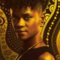 Black Panther: Wakanda forever cartel reducido Letitia Wright es Shuri
