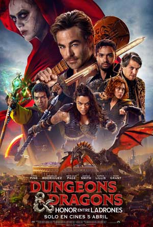 Cartel de Dungeons &amp; dragons: Honor entre ladrones