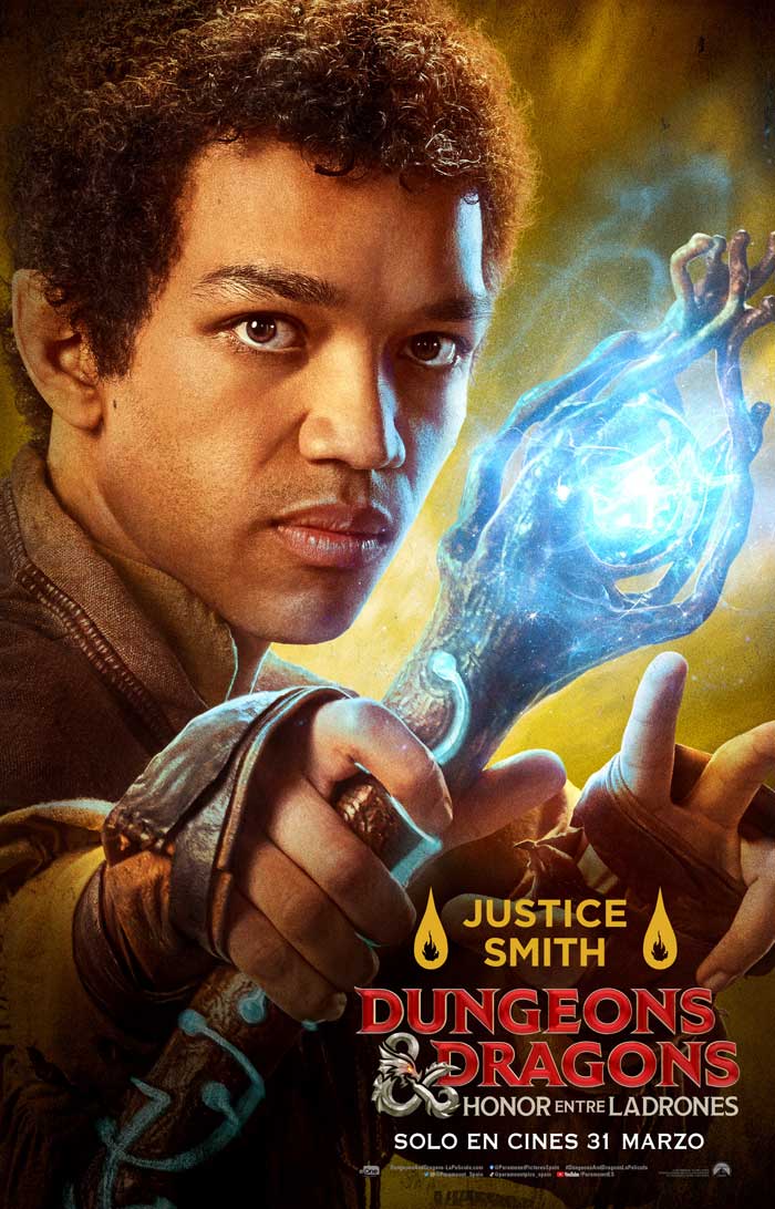 Dungeons & dragons: Honor entre ladrones - cartel Justice Smith